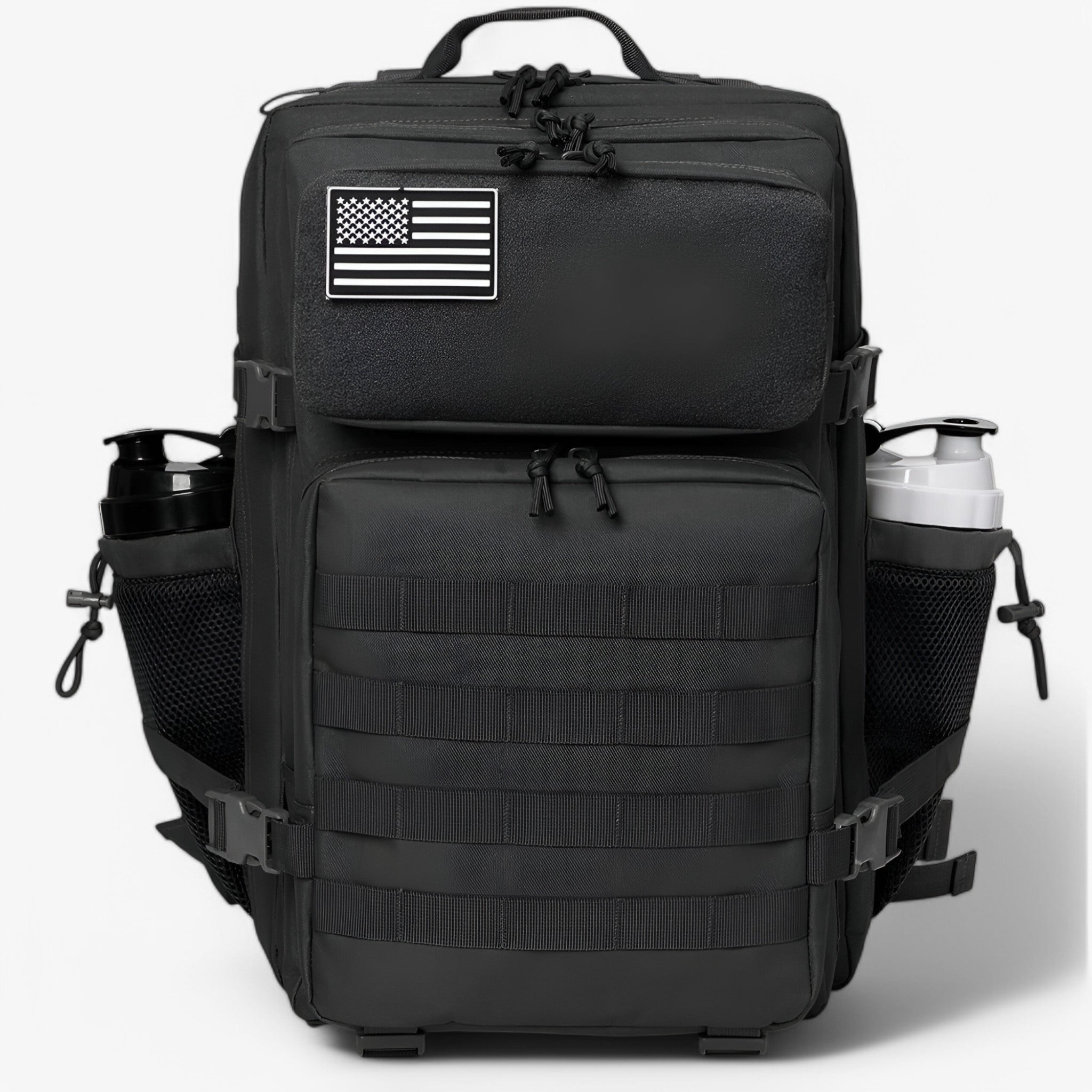 Bags : 40L Waterproof Military Tactical Backpack - Robust, Multi-pocket for Outdoor, Trekking and Survival in 1.0 Black van Vandaliamo