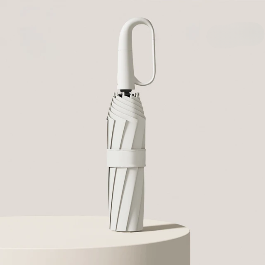 Umbrella : Storm-Resistant Windproof Umbrella in White van Vandaliamo