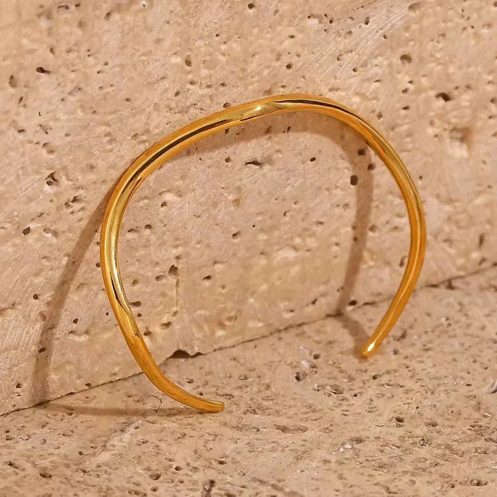 Bracelets : Blessie Gold Bangle in van Vandaliamo