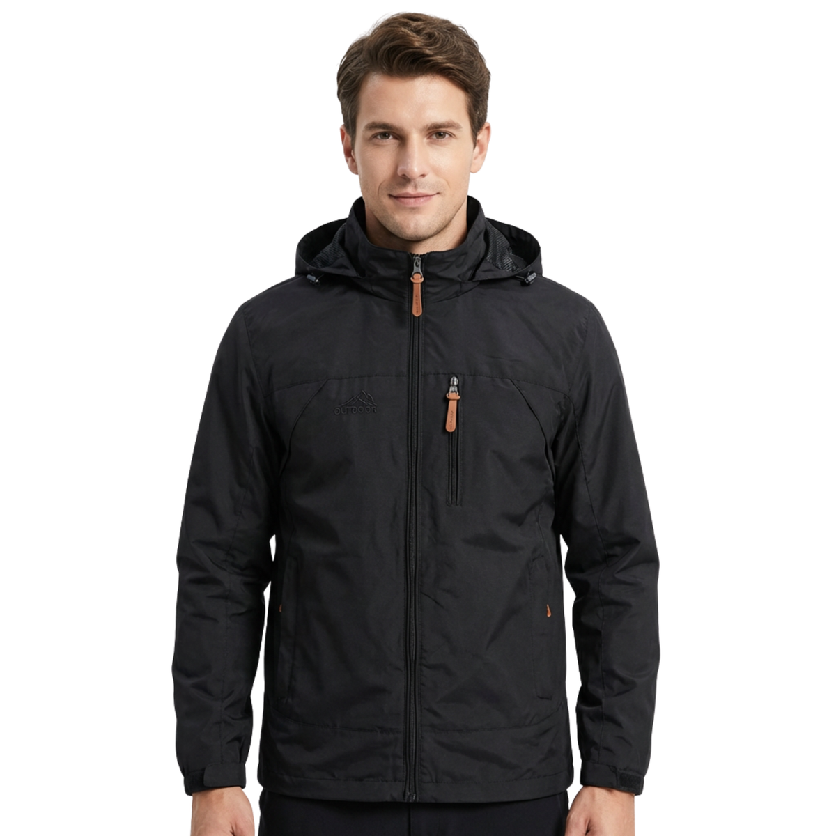 Jackets : Men's Waterproof Windproof Hiking Jacket - Multiple Zip Pockets in van Vanda Liamo