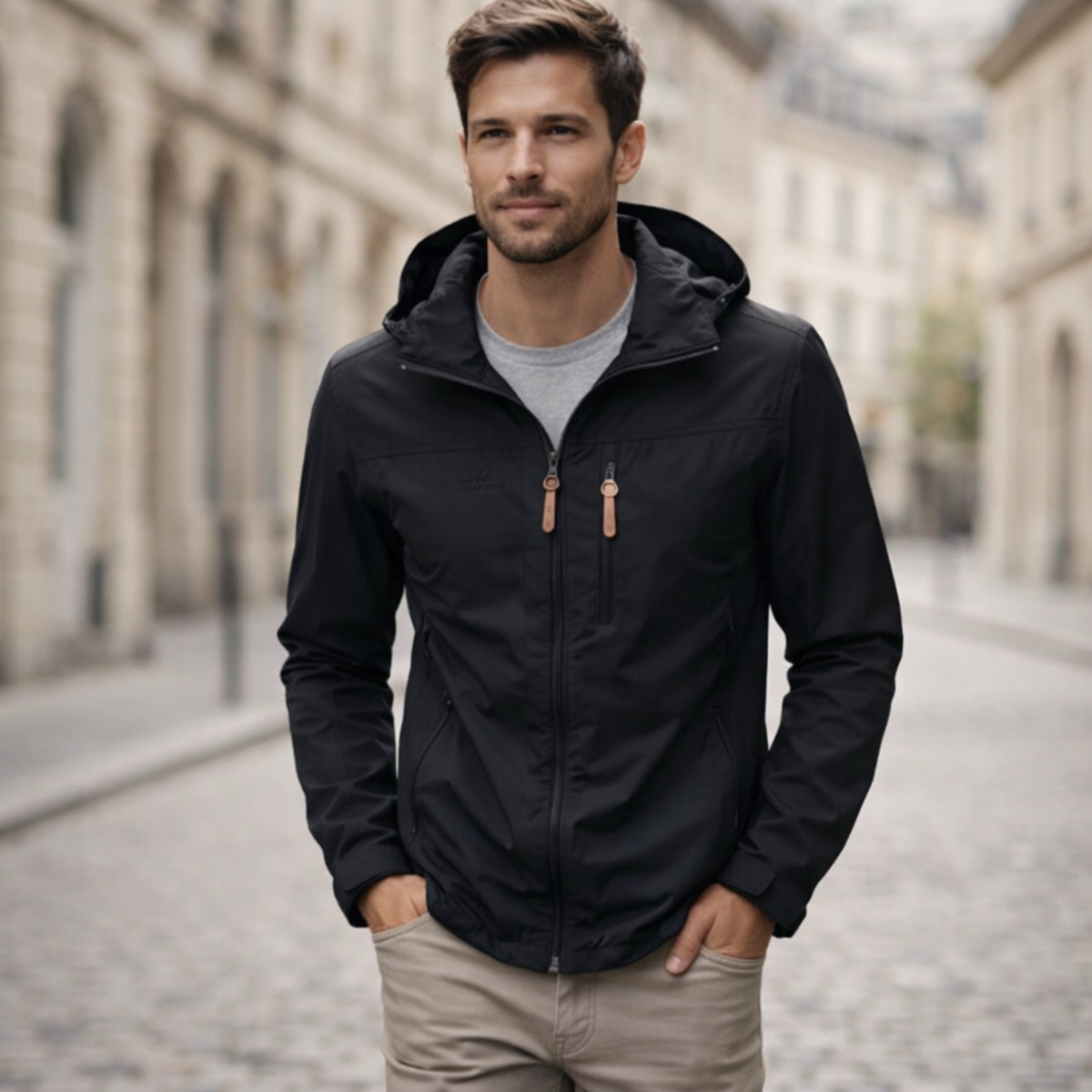 Jackets : Men's Waterproof Windproof Hiking Jacket - Multiple Zip Pockets in van Vanda Liamo
